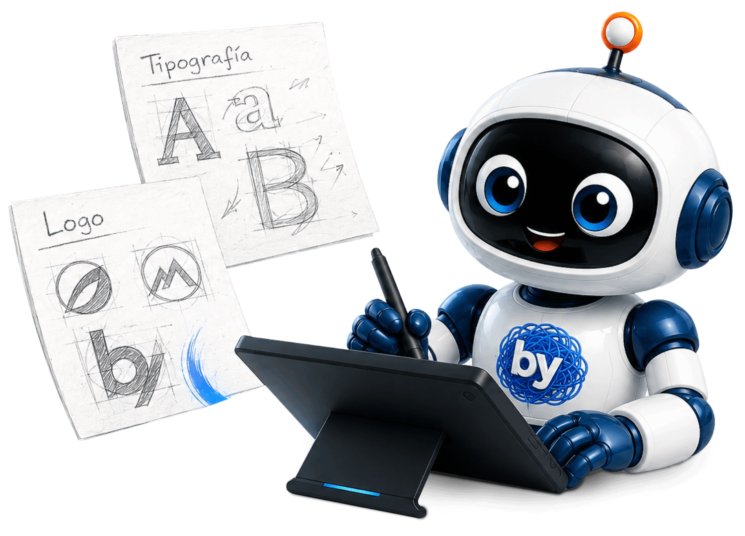 AndoBot desarrollando ideas de diseño